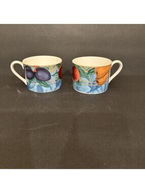 RARE Victoria & Beale FORBIDDEN FRUIT Soojin Choi Set Of 2 Cups